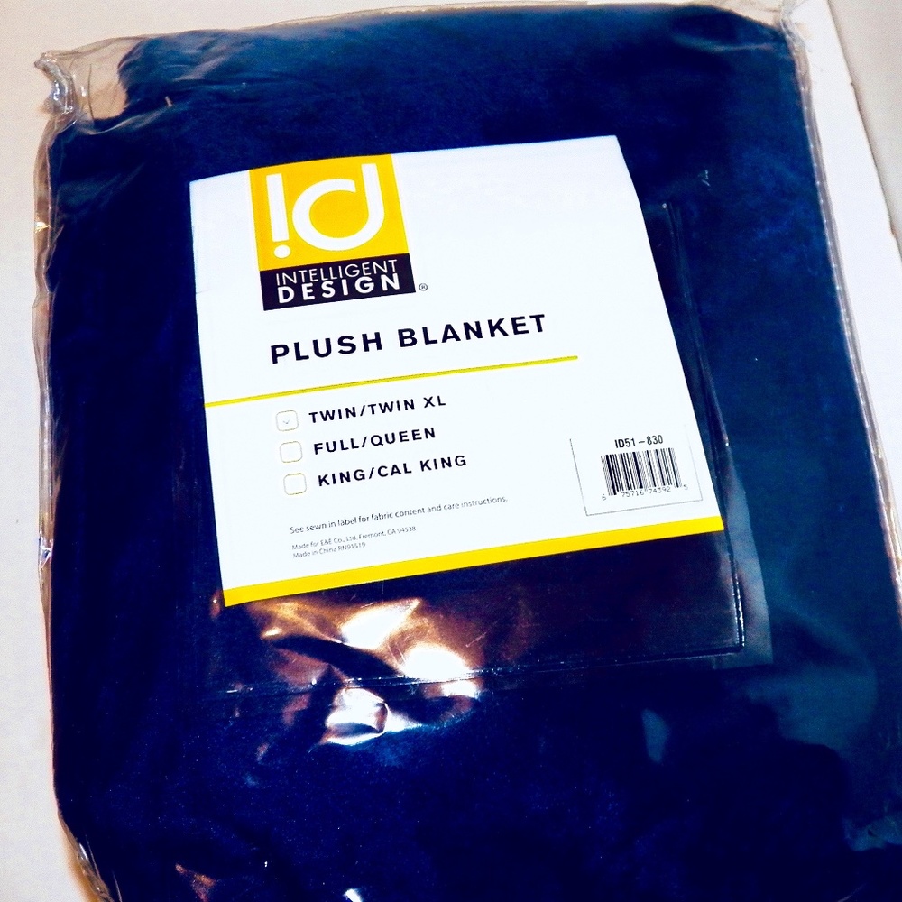 Intelligent Design Plush Blanket